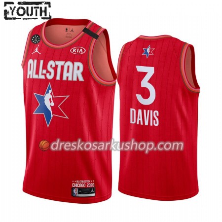 Dječji NBA Dres Los Angeles Lakers Anthony Davis 3 2020 All-Star Jordan Brand Crvena Swingman